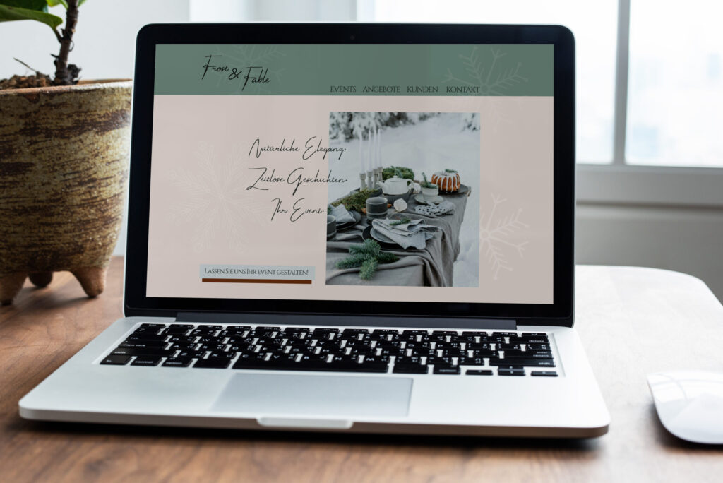 Screendesign Branding für Event-Designer