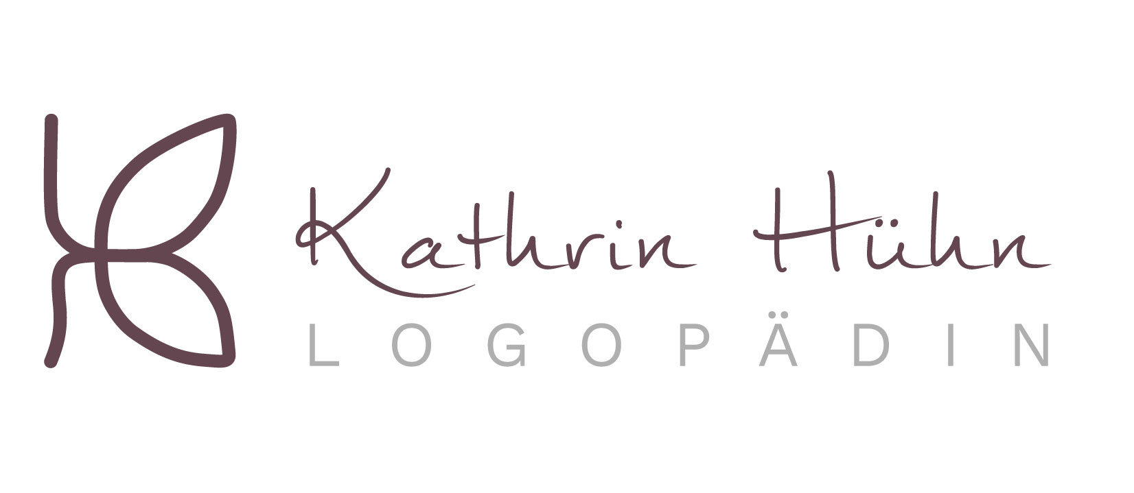 logo wort-bildmarke logopädin feindesigns