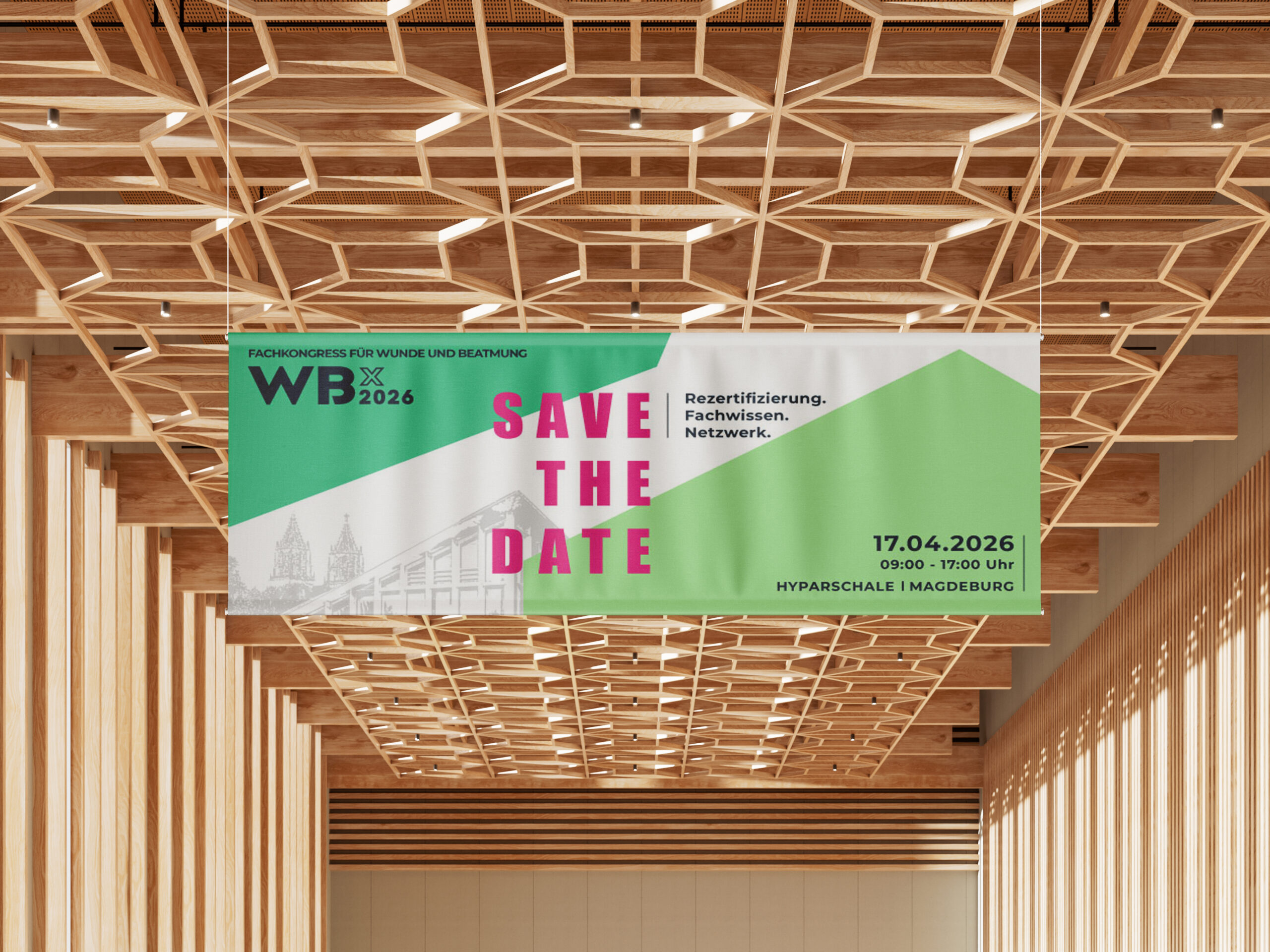 Banner für Save the Date für den Kongress Banner für Save the Date für den Kongress