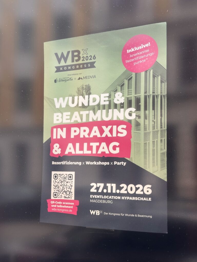 Logo oder Marke, Beispiel Marke WBX 2026 Plakat